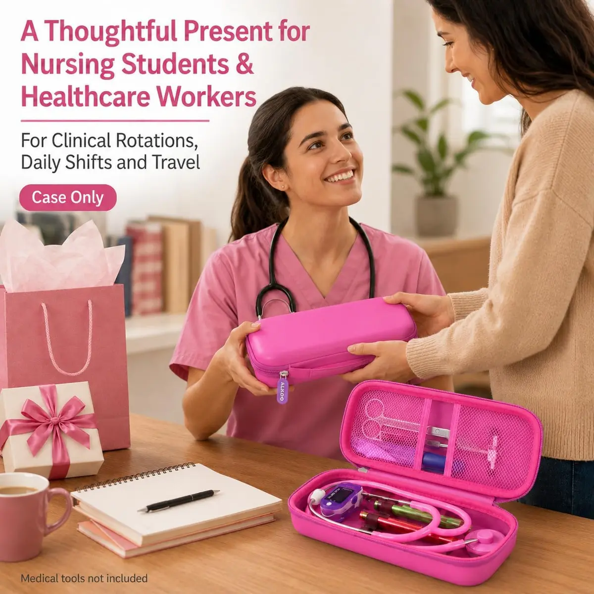 ALKOO Stethoscope Case for 3M Littmann Classic III/Cardiology IV, Lavender | Protects Your Essential Medical Tools - view 8