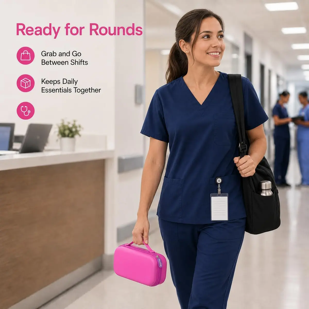 ALKOO Stethoscope Case for 3M Littmann Classic III/Cardiology IV, Lavender | Protects Your Essential Medical Tools - view 9