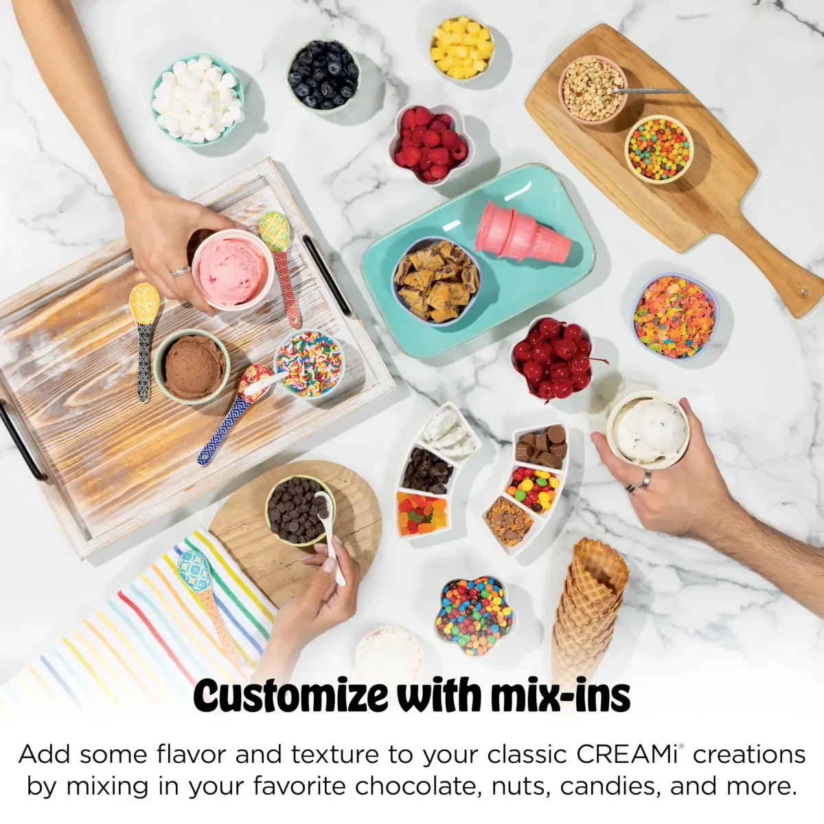 Ninja CREAMi Scoop & Swirl 13-in-1 Ice Cream and Soft Serve Maker NC701 | 16 oz (473 ml) Capacity - view 7