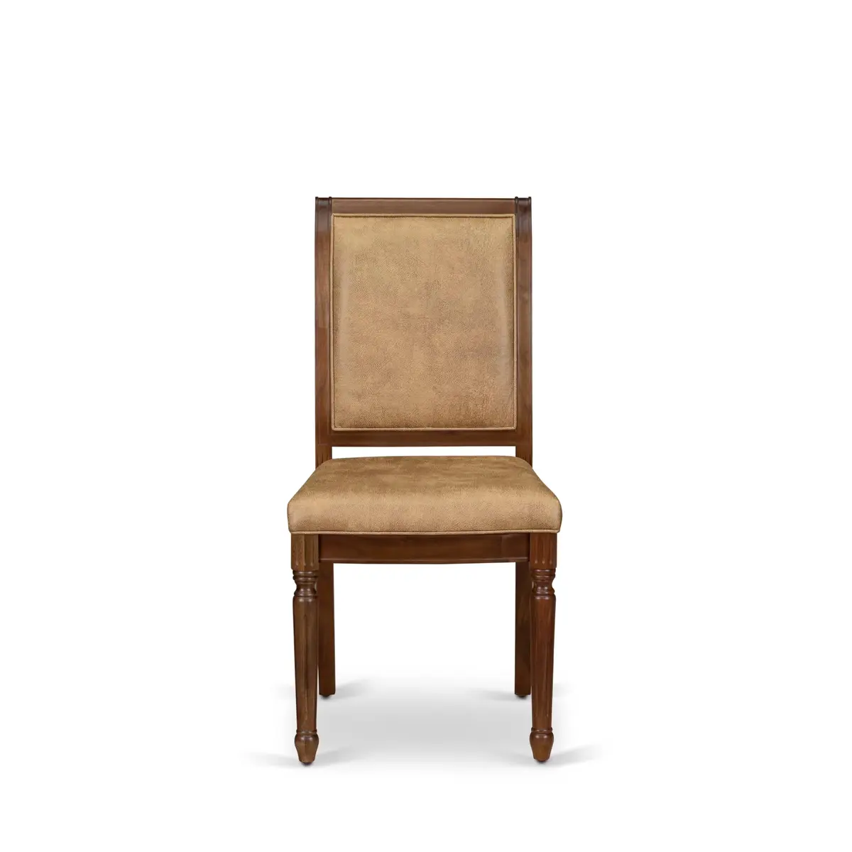Luxe by East West Furniture CYC-AWA-28 Modern Dining Chairs 19x19.5x39 in Grey Polyester, Set of 2 - view 3
