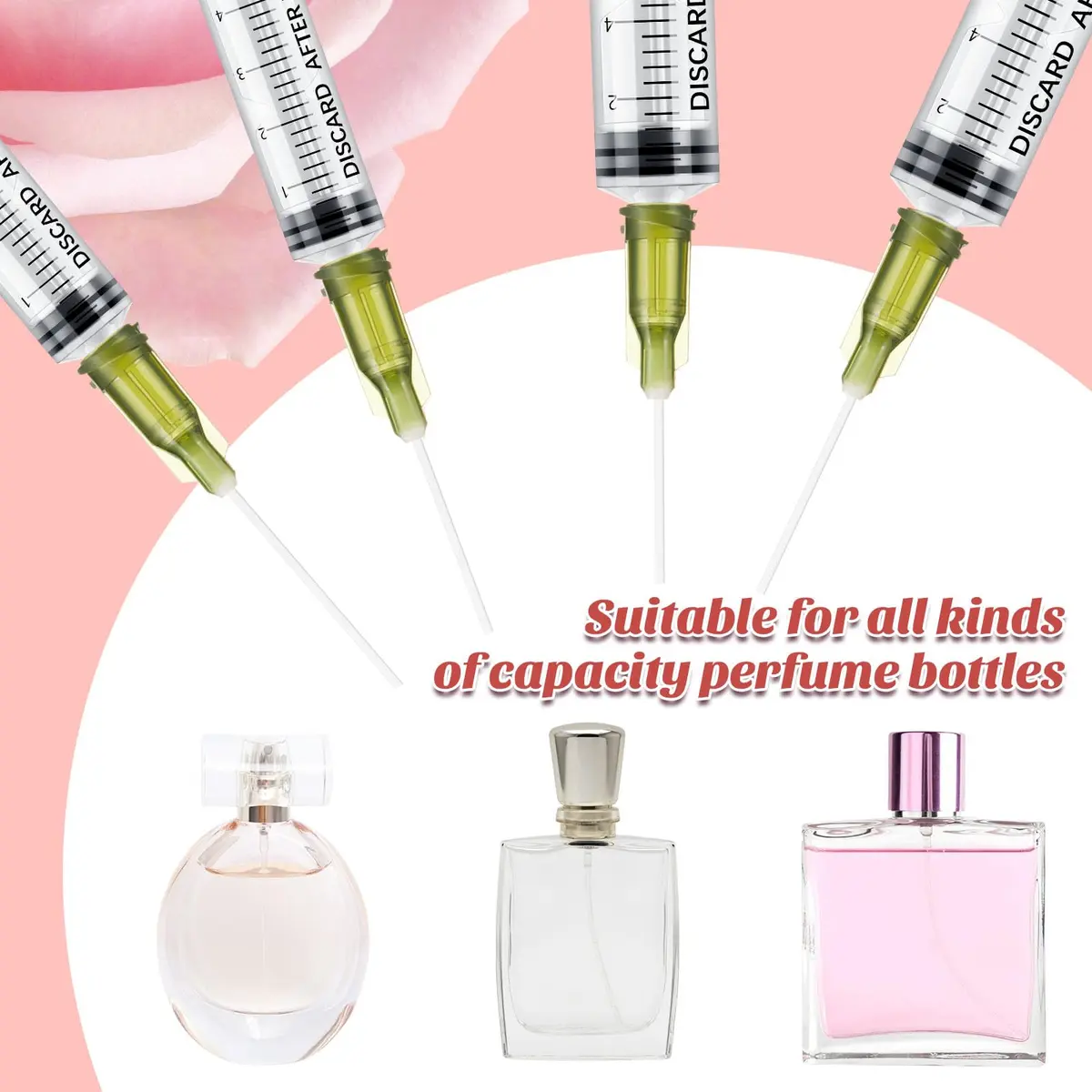 Geiserailie Perfume Syringe Extractor 5ml & 10ml | Refillable Decant Kit for Perfumes & Liquids - view 6