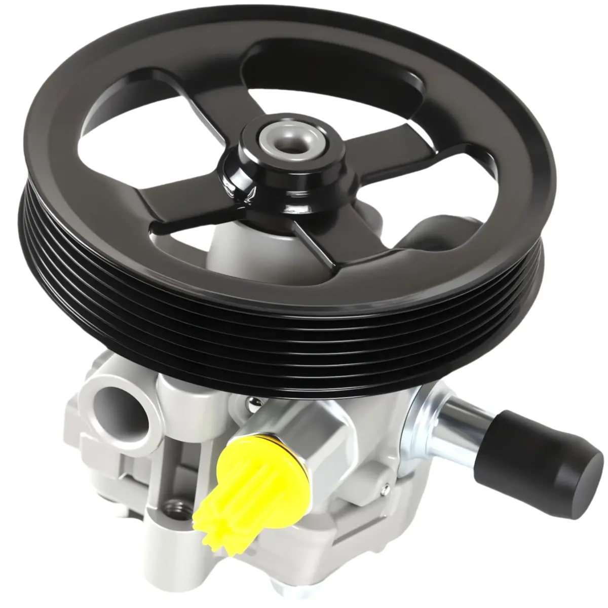 YOMALL Power Steering Pump 20-2402 with Pulley | Fits 2007-2010 Cirrus, Sebring, 2011-2014 200, 2008-2014 Avenger, 2009-2020 Journey 2.4L - main product image