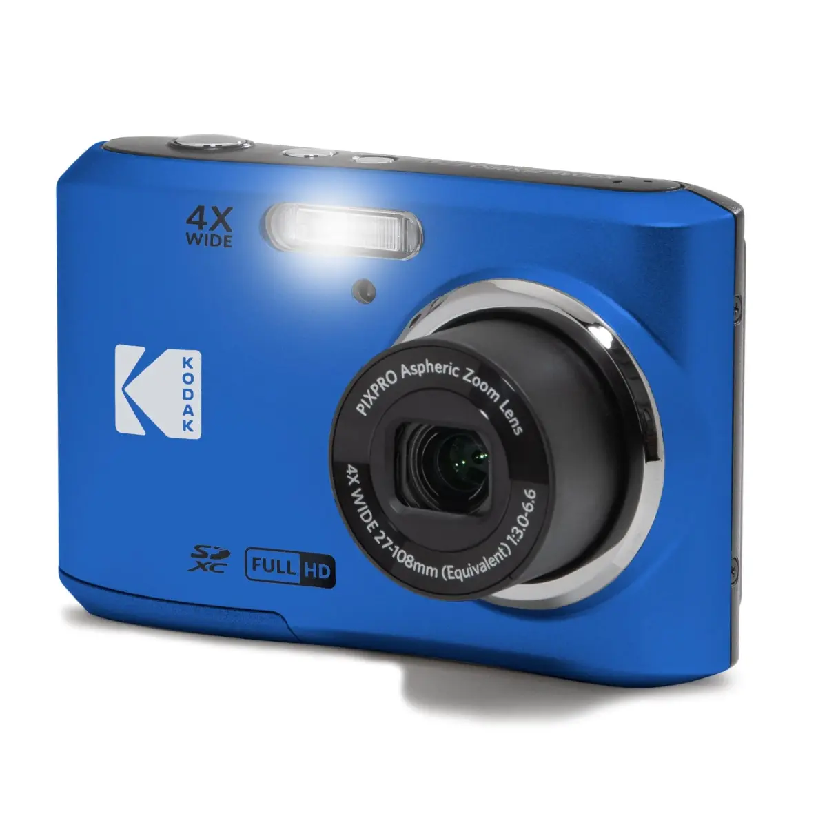 Kodak PIXPRO FZ45 Friendly Zoom Digital Camera Blue 16MP (16 Megapixels) | 4X Optical Zoom - view 2