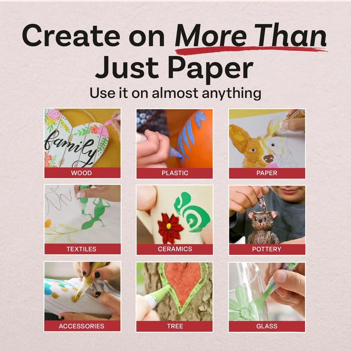 Slobproof Paint It! Decorating Pen Set with 5 Refillable Pens | Mess-Free Precision for Crafts & DIY - view 6