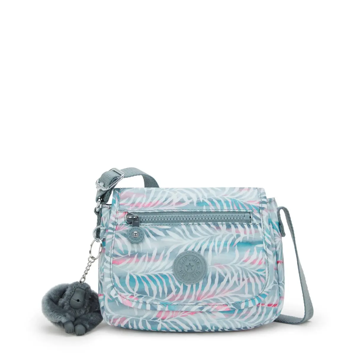 Kipling Sabian U Mini Crossbody Bag in Palmtree Leaves Print | Lightweight & Water-Resistant - main product image