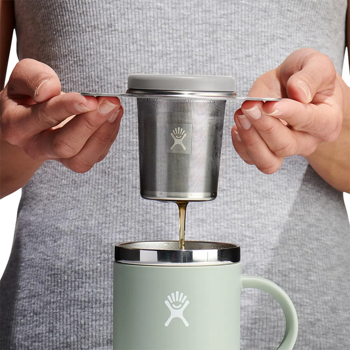 Hydro Flask Tea Infuser Birch Basket with Lid | 16 oz Capacity - view 2