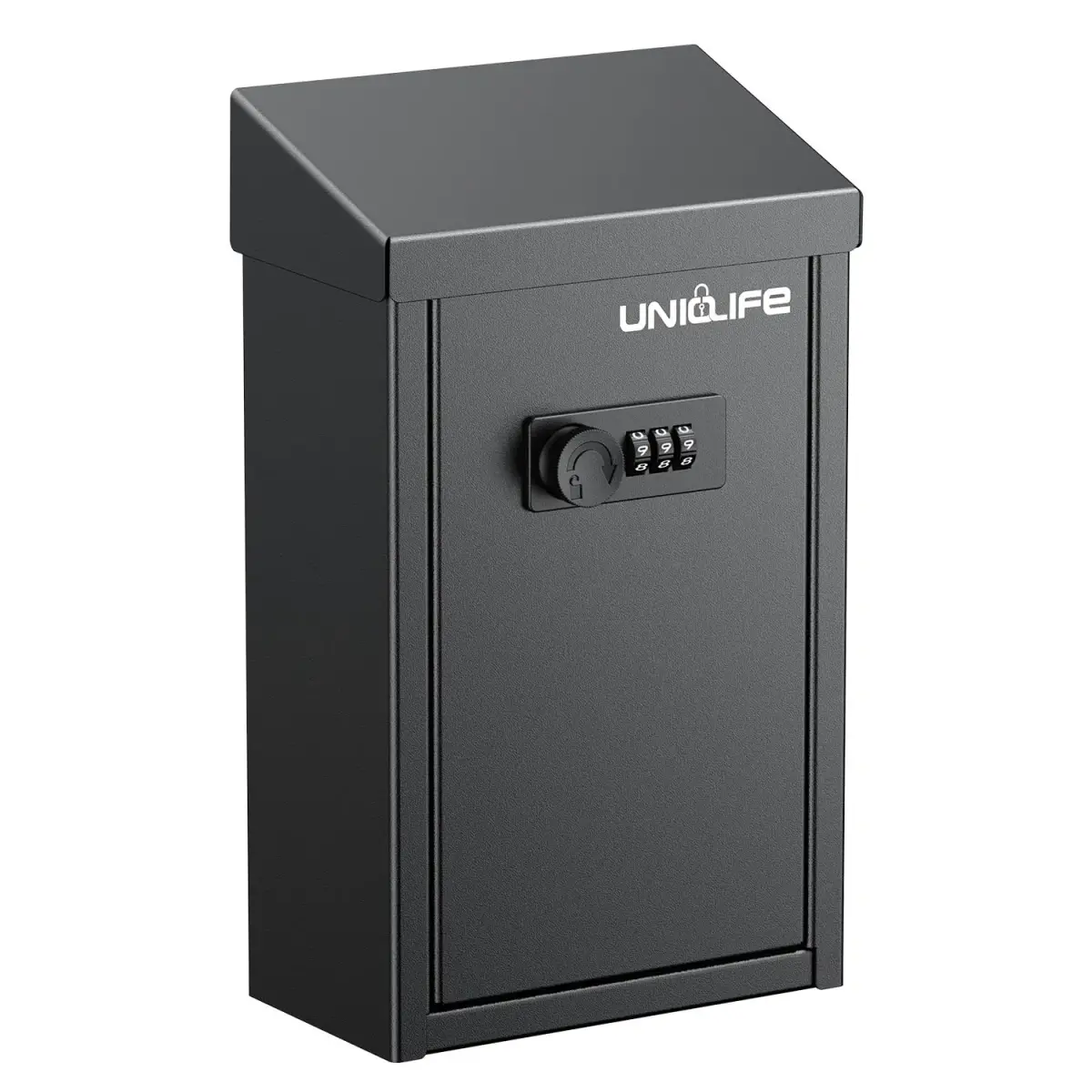 Uniclife Combination Lock Wall Mounted Mailbox with Dual Slots 23.4cm (9.3in) Width | Secure Drop Box for Outside - main product image