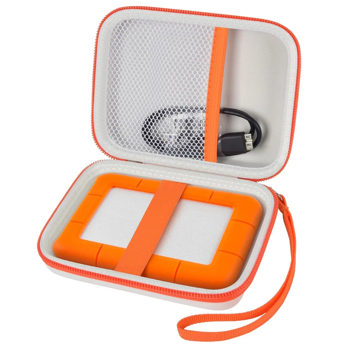 ALKOO Case for LaCie Rugged Mini 1TB-5TB External Hard Drive | Protects Drive & Accessories - main product image