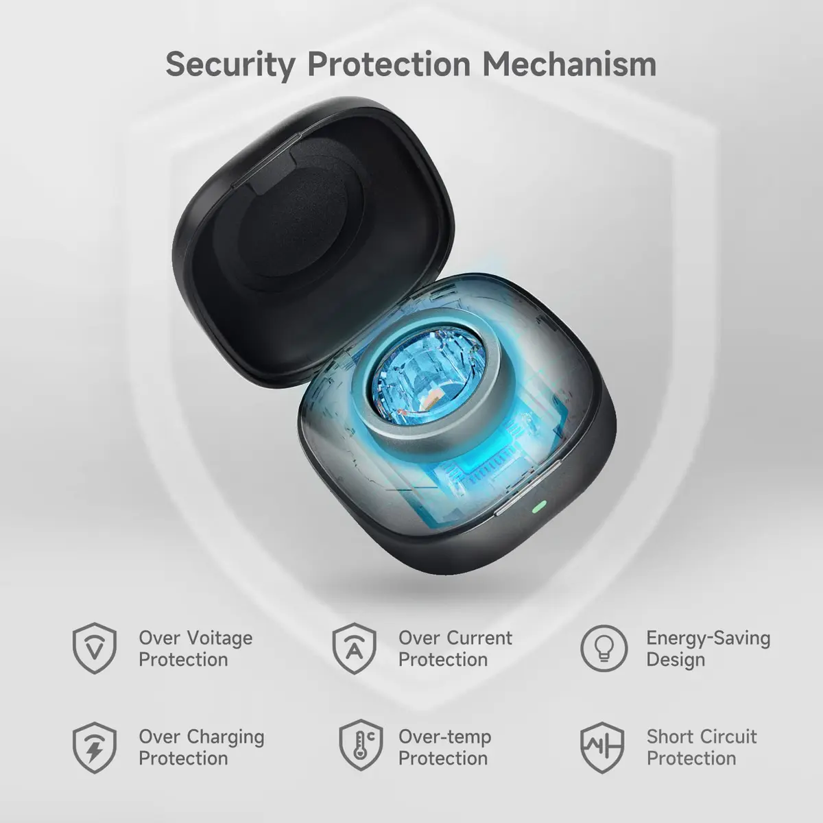 Vodi Mosa Wireless Charger Case for Oura Ring Gen3 Size 7 | Portable Travel Charging Box - view 5