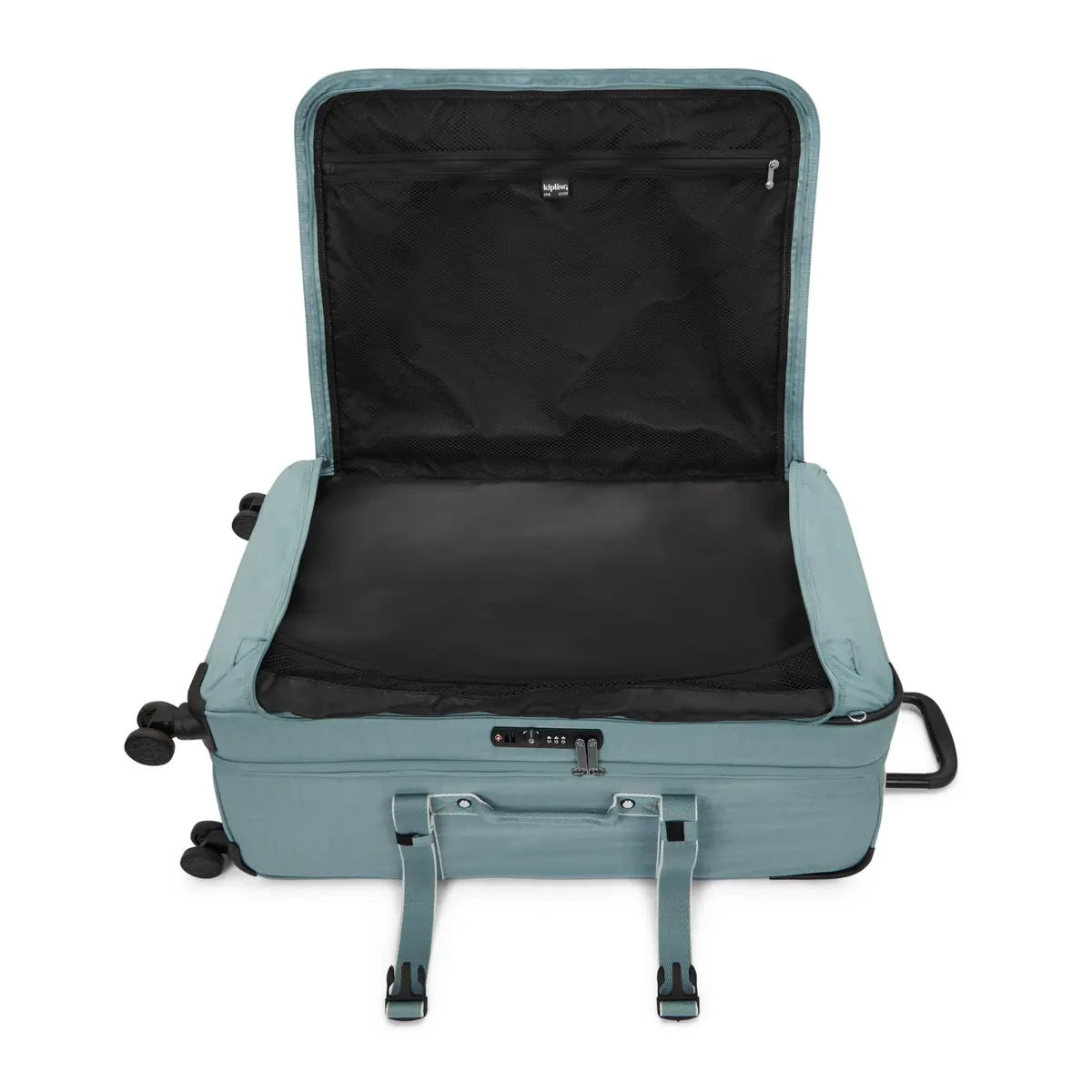 Kipling Women's Spontaneous L Rolling Luggage 16.25''L x 30.75''H Relaxed Grey | 4-Wheel Spinner Carry-On - view 6