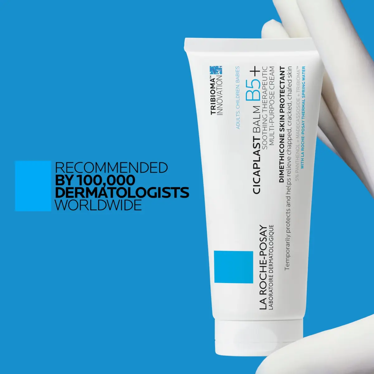 La Roche-Posay Cicaplast Balm B5+ Healing Ointment 100ml (3.38 Fl Oz) | Soothes Dry, Irritated Skin - view 8
