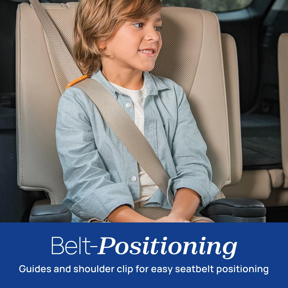 Chicco GoFit ClearTex Plus Backless Booster Car Seat 40-110 lbs | GREENGUARD Gold Certified - view 7