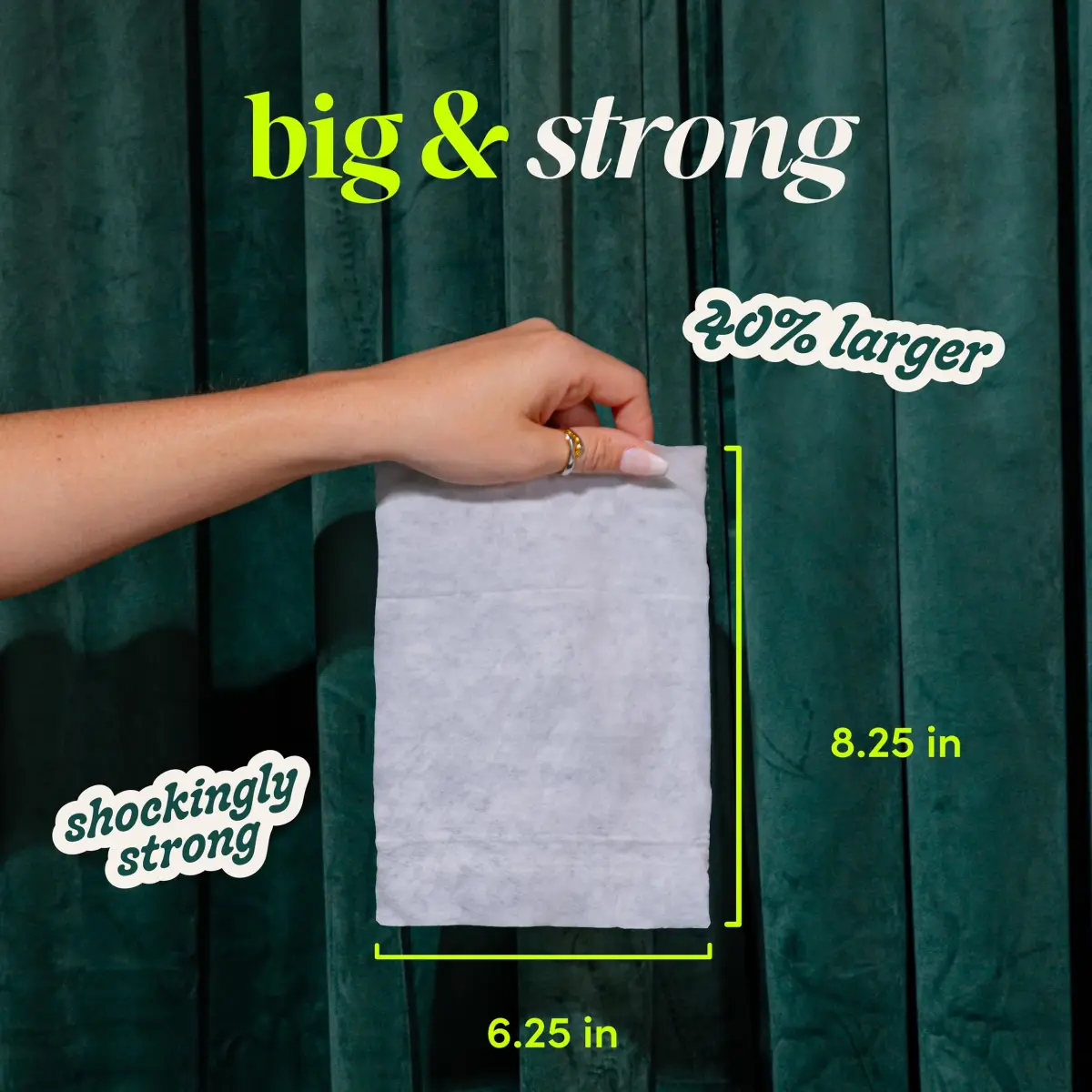 goodwipes Flushable Butt Wipes XL Botanical Bliss Shea Coco, 300 Count (6x50) | Sewer & Septic Safe - view 3