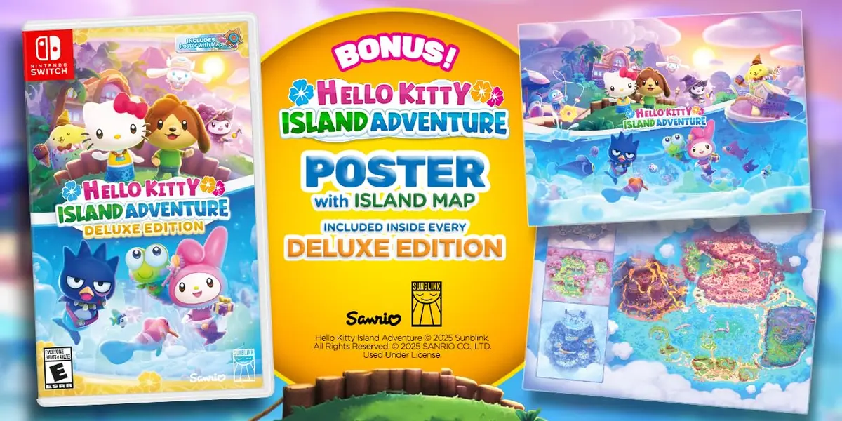 Sunblink Hello Kitty Island Adventure - Deluxe Edition Nintendo Switch | 80+ hrs quests & multiplayer fun - view 2