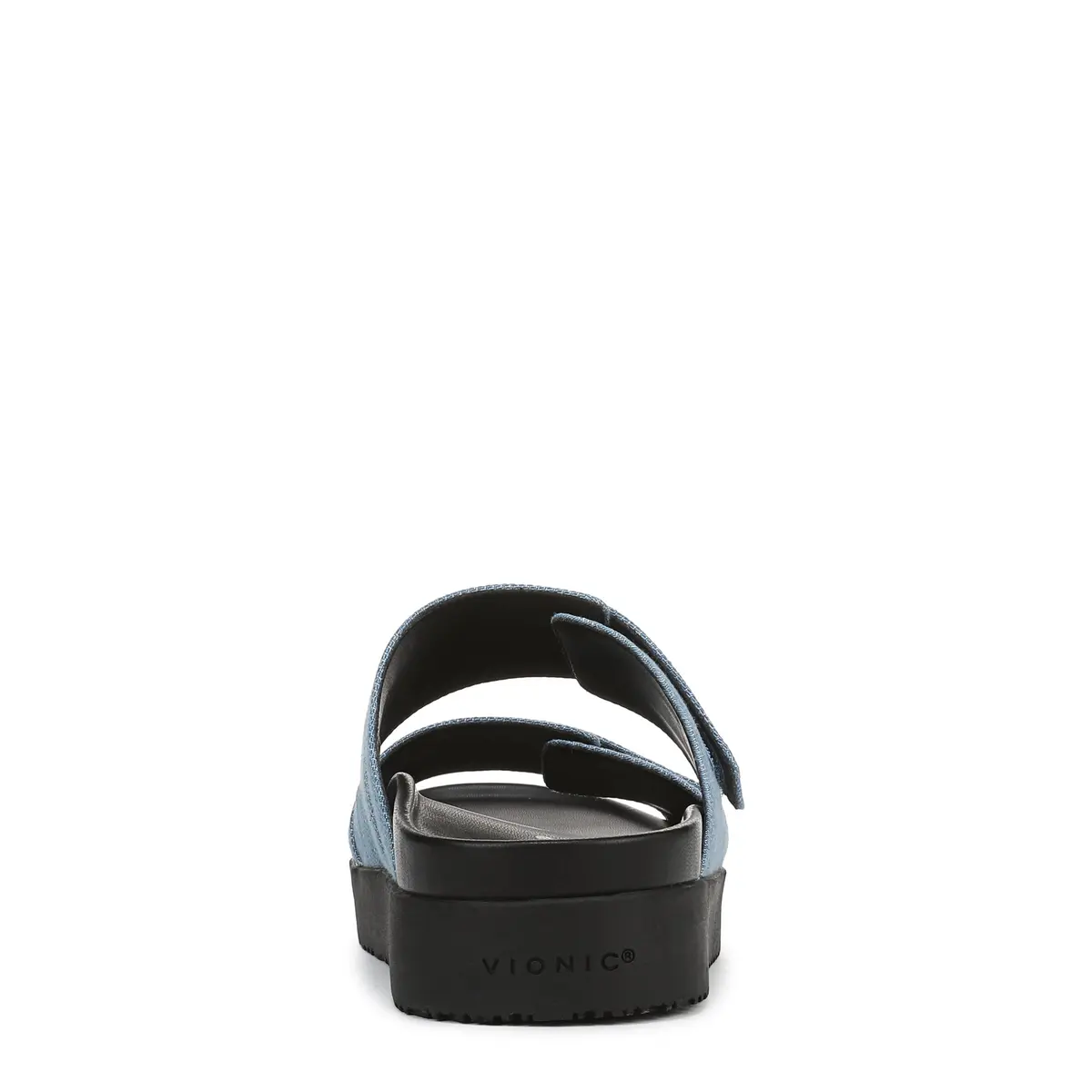 Vionic Riviera Slide Sandals Medium Denim Fabric Women's US 11 (2.27 kg / 5 lb) | APMA Accepted Arch Support - view 9