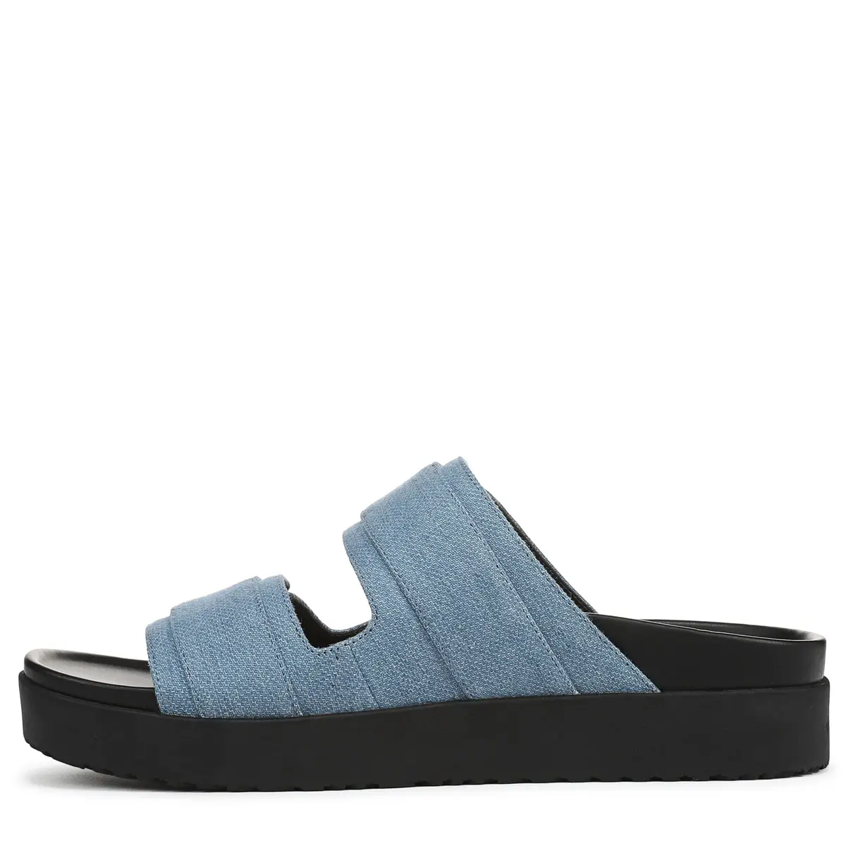 Vionic Riviera Slide Sandals Medium Denim Fabric Women's US 11 (2.27 kg / 5 lb) | APMA Accepted Arch Support - view 2
