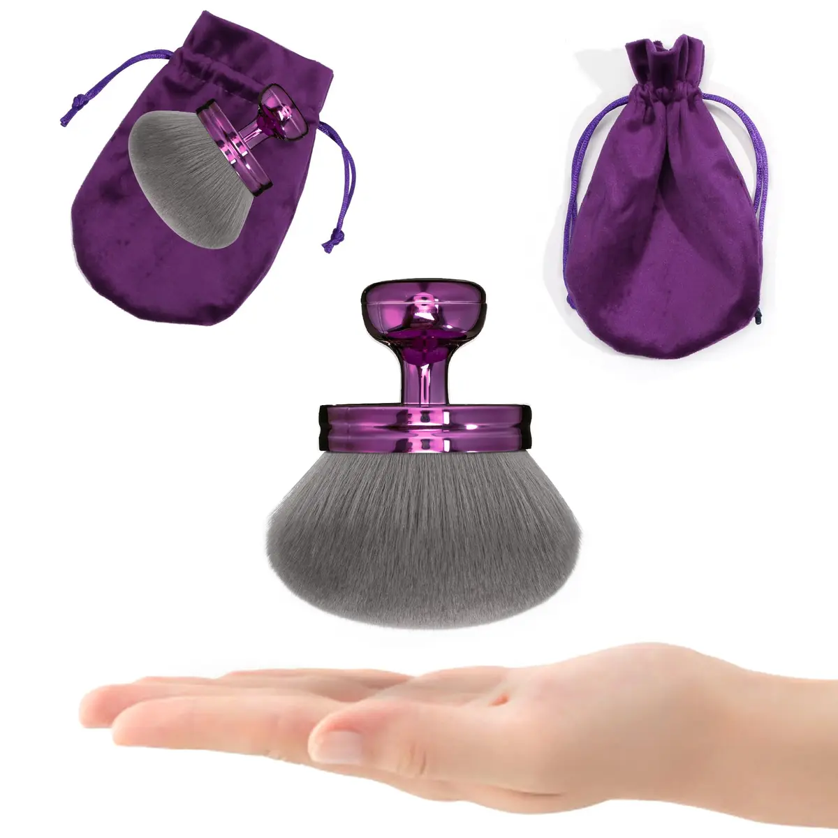 BABYSHEEP Extra Large Kabuki Leg & Body Makeup Brush 3.2inch Round Head | Flawless Self Tanner & Body Makeup Application - view 8