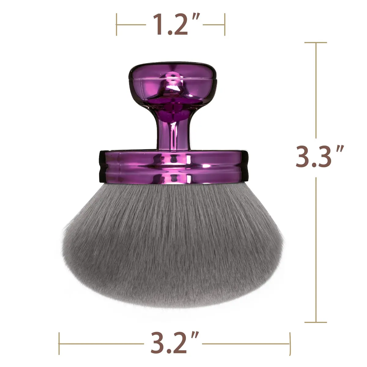 BABYSHEEP Extra Large Kabuki Leg & Body Makeup Brush 3.2inch Round Head | Flawless Self Tanner & Body Makeup Application - view 3