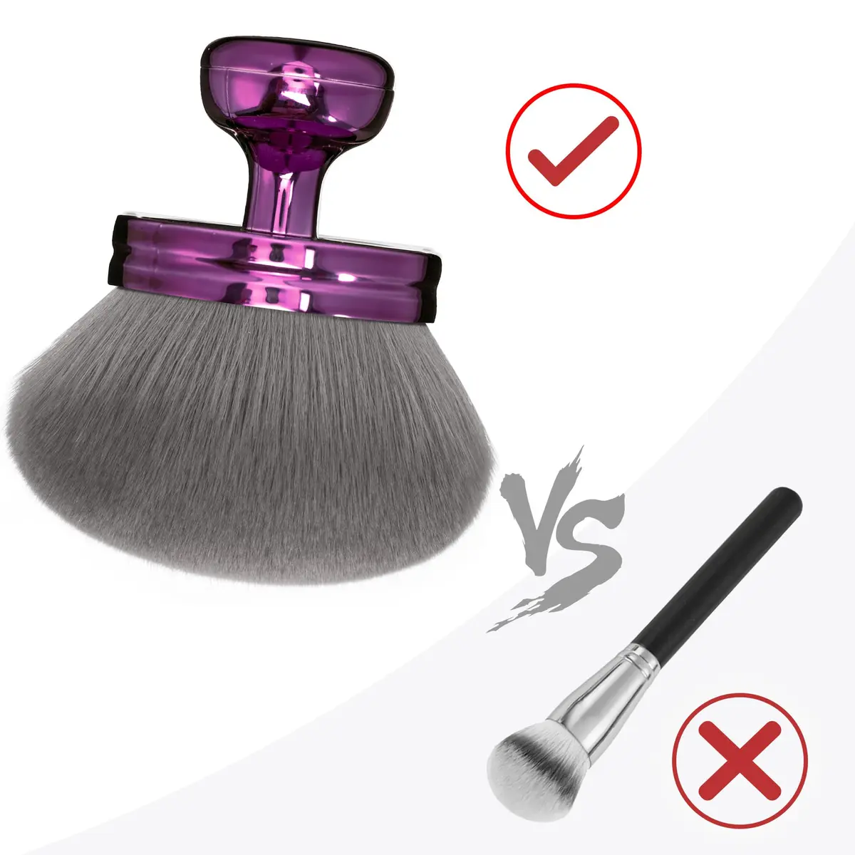 BABYSHEEP Extra Large Kabuki Leg & Body Makeup Brush 3.2inch Round Head | Flawless Self Tanner & Body Makeup Application - view 4