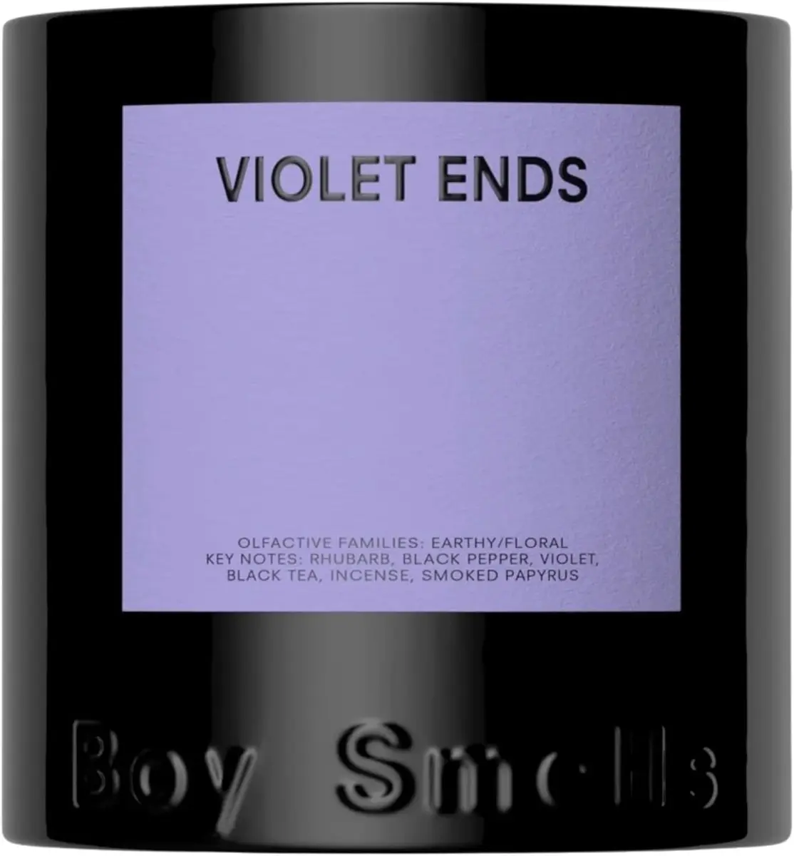 Boy Smells Violet Ends Candle - 27 oz Aromatic Candle with Rhubarb, Violet & Smoked Papyrus, Up to 100-Hour Burn - main product image