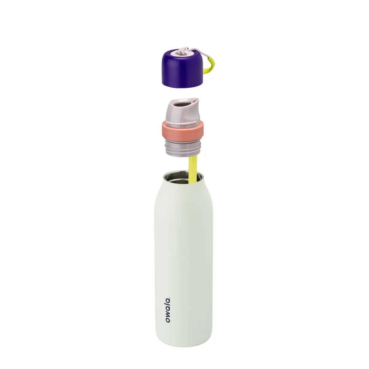 Owala FreeSip Twist Stainless Steel Water Bottle 18 oz Minty Horizons | Double-Walled Insulated Sipper Bottle - view 6