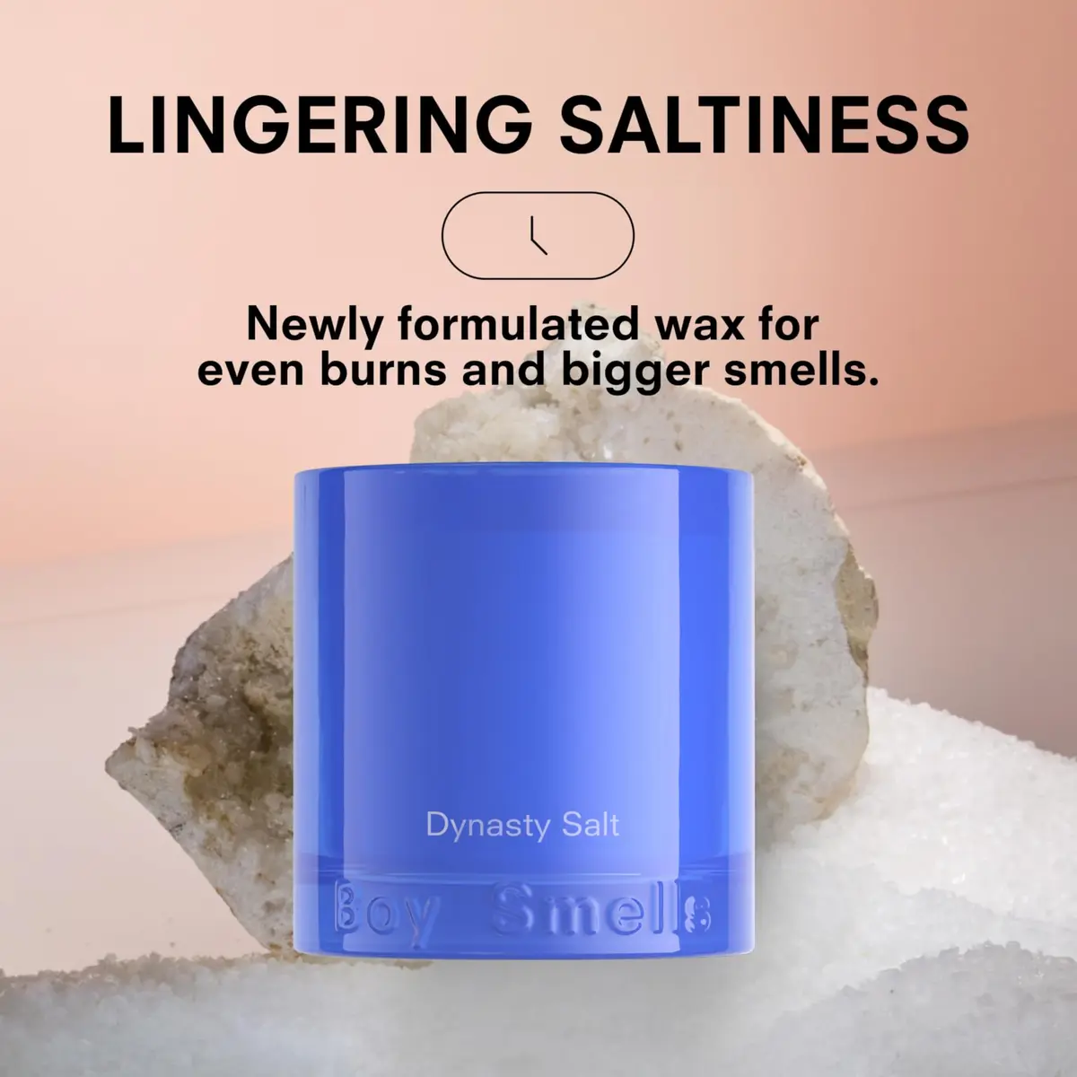 Boy Smells Dynasty Salt Cotton Candle 8.5 oz | Fresh Cotton & Musk Fragrance - view 3