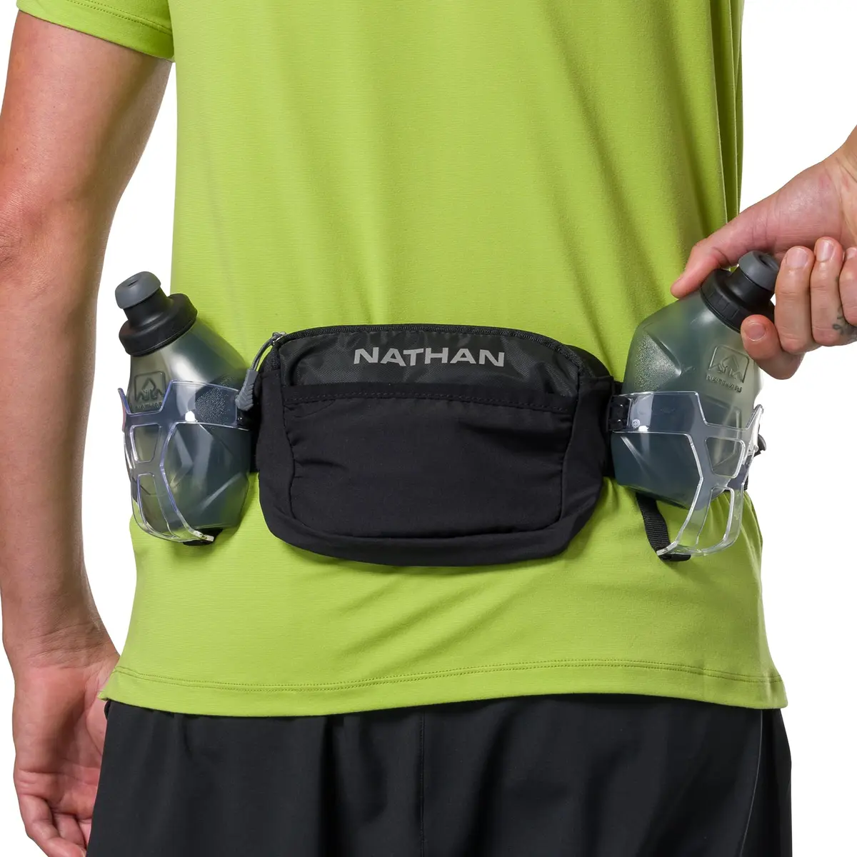 Nathan Running Belt Hydration with Flasks | Lightweight, Insulated, Secure Fit for Runners - view 4