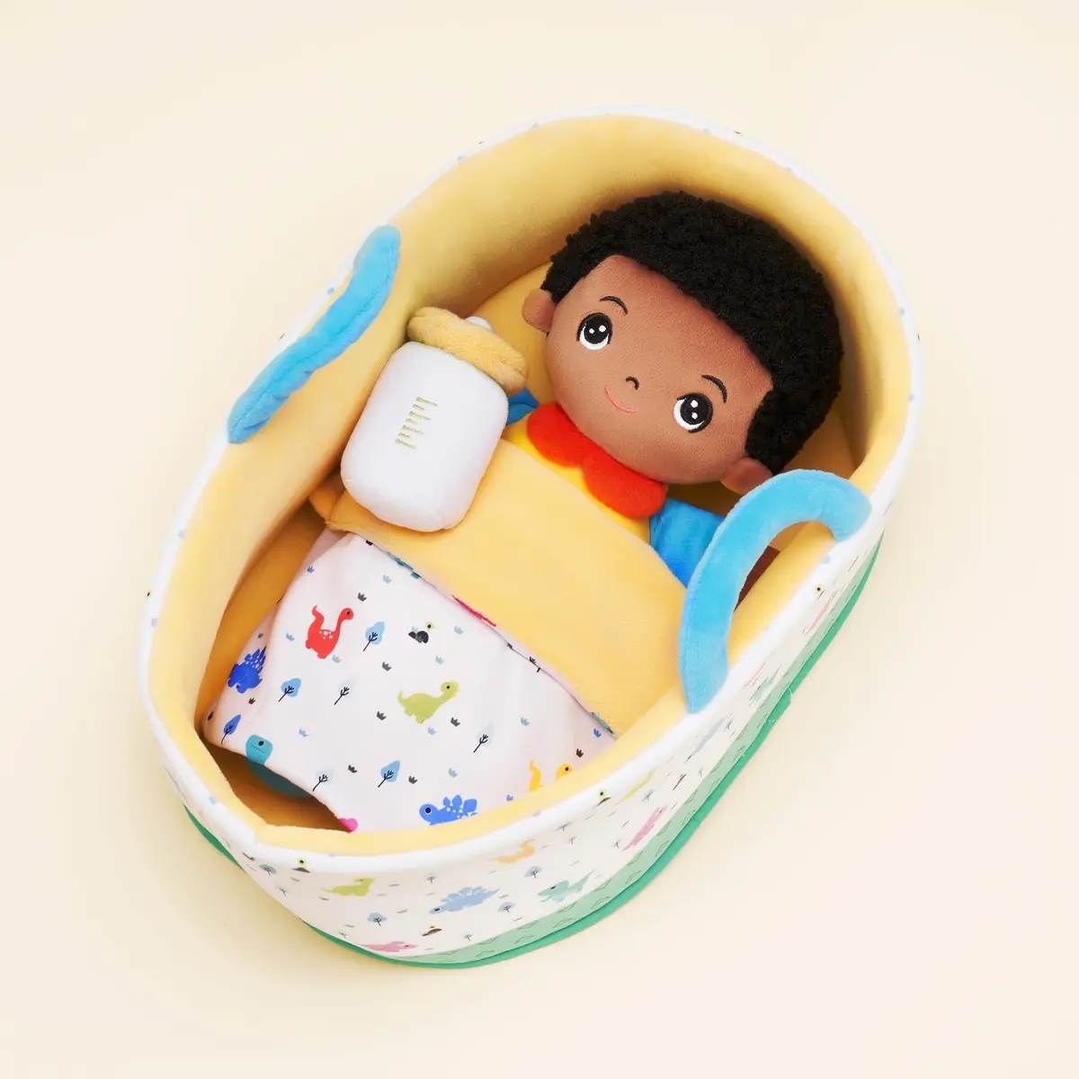 OUOZZZ Soft Black Baby Boy Doll Set 25.4cm (10 inches) | Educational Pretend Play for Toddlers - view 2