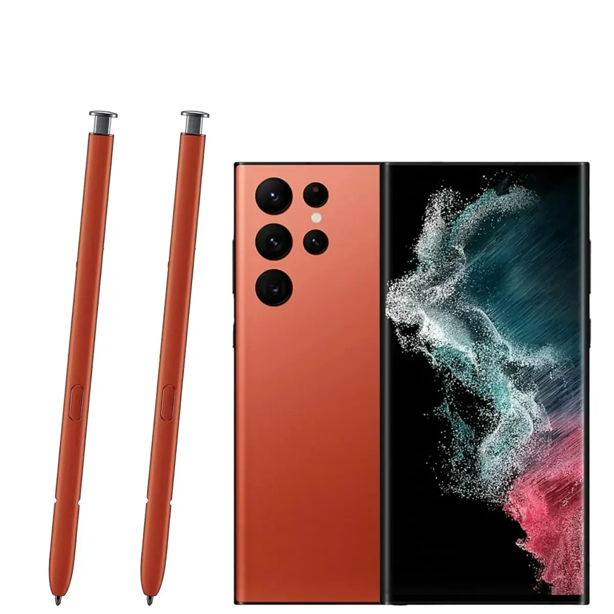 Alovexiong Orange 2Pcs Replacement Stylus Pen for Samsung Galaxy S22 Ultra | 2 cm (0.79 in) - main product image