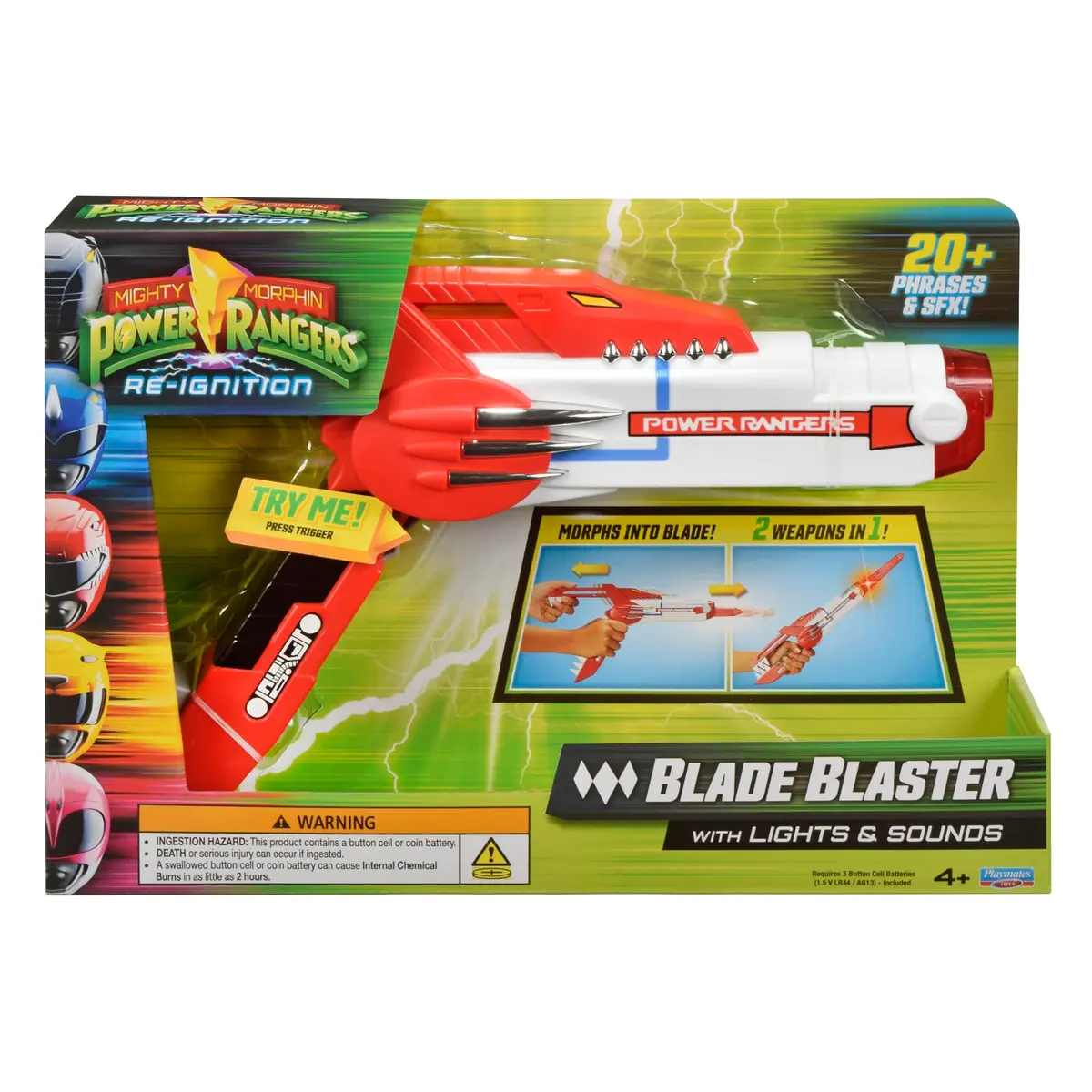 PlayMates Power Rangers Blade Blaster Role Play | Versatile, Lights & Sounds (70-120 chars) - view 4