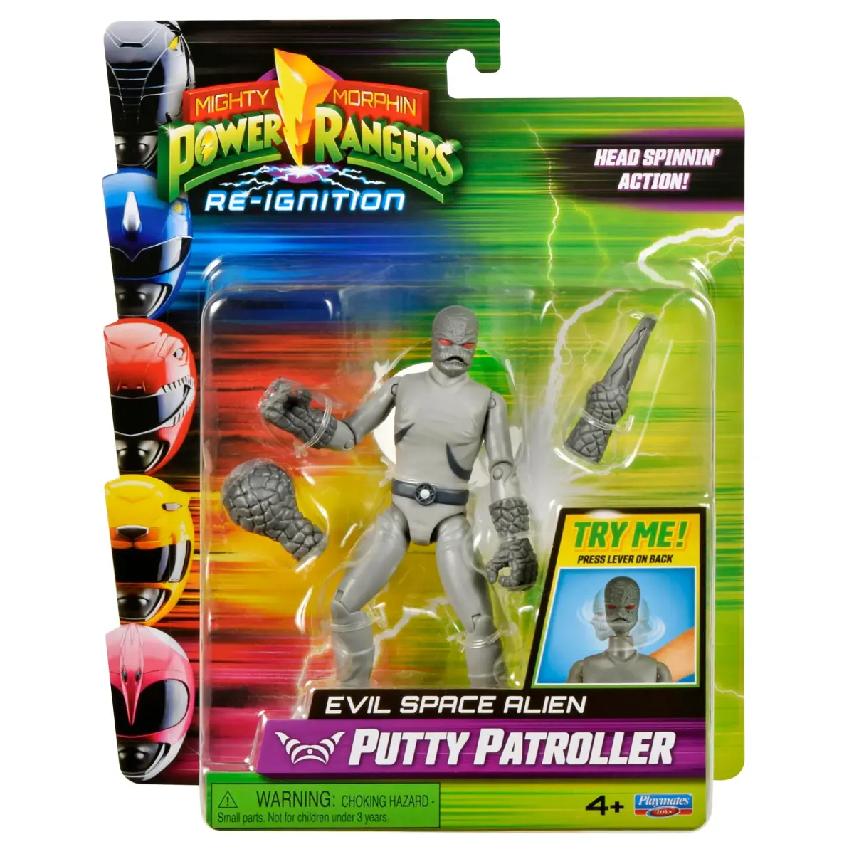 Power Rangers Mighty Morphin Re-Ignition Putty Patroller Action Figure 22.86 cm (9 inches) | ASTM-Tested Toy for Kids 3+ - view 3