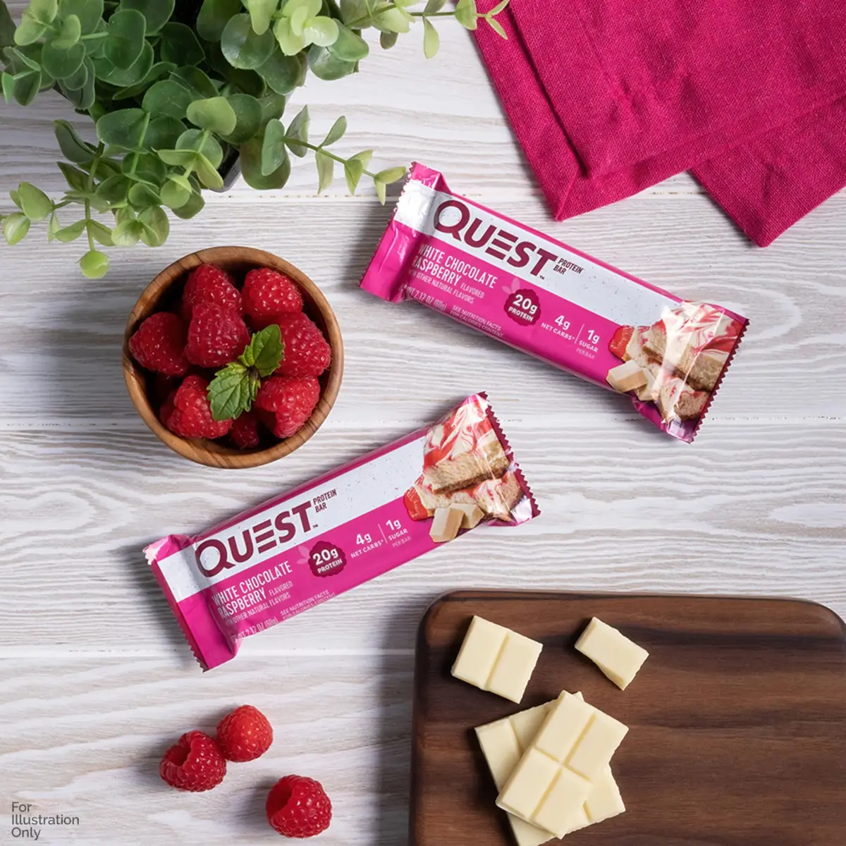 Quest Fruit Lovers Protein Bars Variety Pack 12 Count (1.76oz Each) | 20g Protein, Low Sugar, Gluten-Free - view 5