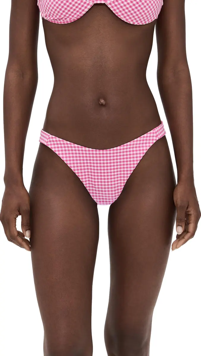 Onia Lucie Bikini Bottom Cheeky Coverage Scoop Front | High-Cut Leg, Small - main product image