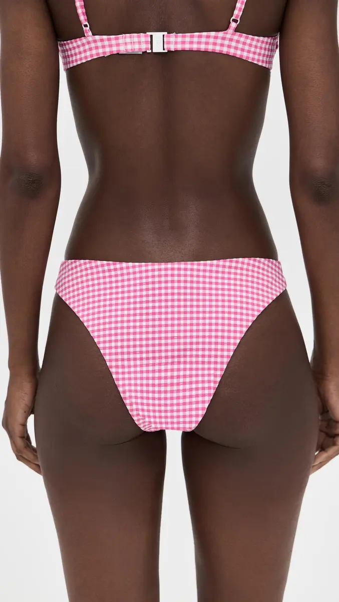 Onia Lucie Bikini Bottom Cheeky Coverage Scoop Front | High-Cut Leg, Small - view 3