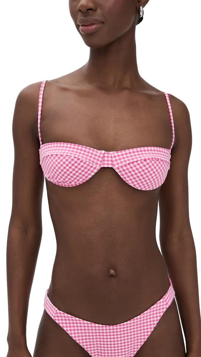 Onia Brigitte Bikini Top Small | Minimal Coverage, Hidden Underwire - main product image