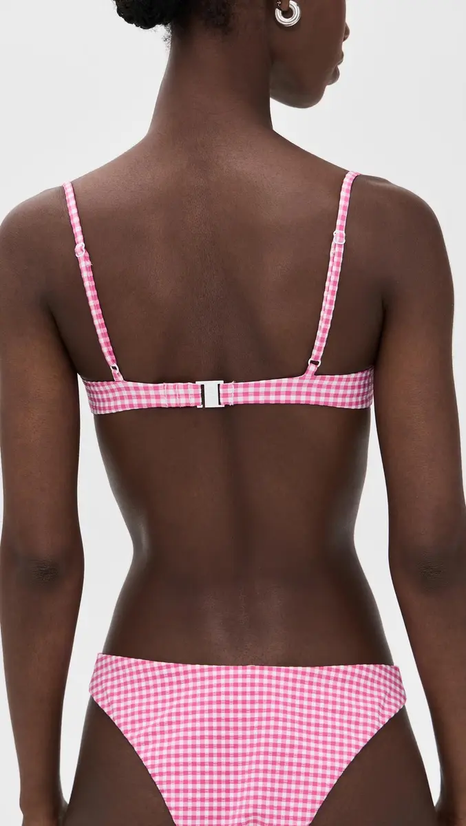 Onia Brigitte Bikini Top Small | Minimal Coverage, Hidden Underwire - view 3