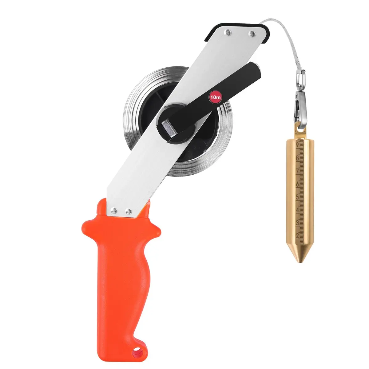 Cekegon Oil Gauging Tape, 10M (33ft) with Brass Plumb Bob | Rust-Resistant Dual-Scale Measurement - main product image