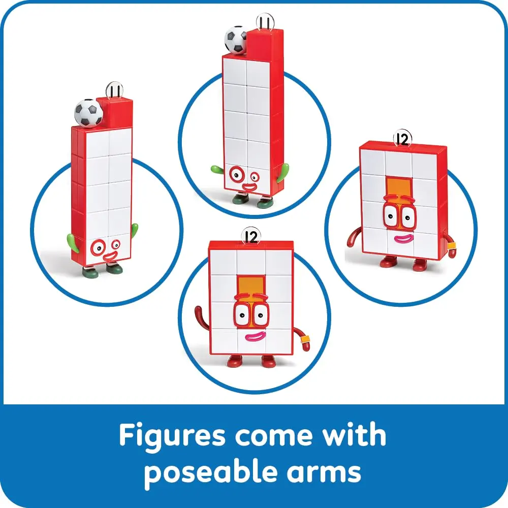 Numberblocks Friends Eleven and Twelve Figures | Math Learning Toys for Kids 3+ - view 5