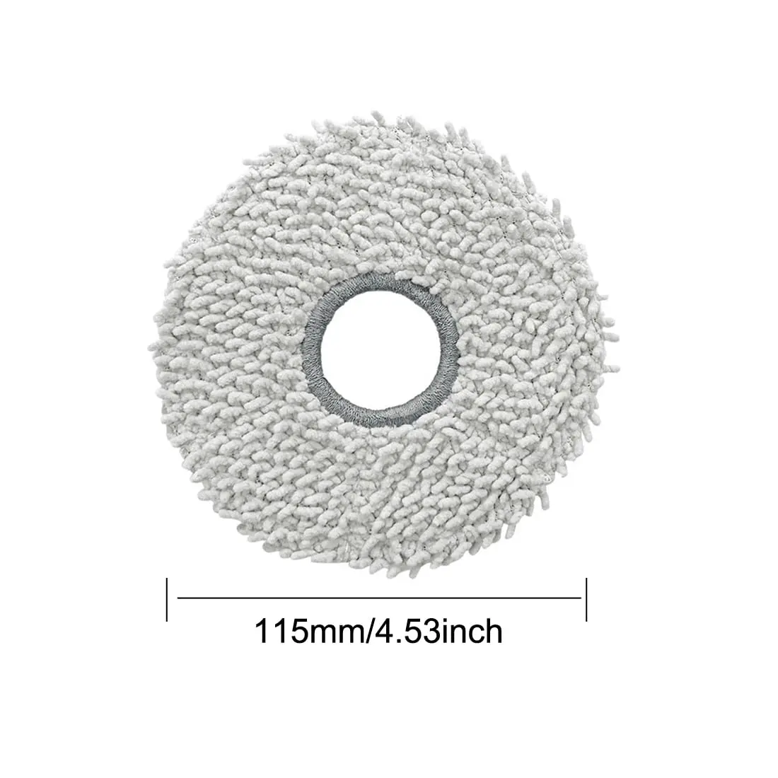 Electropan 10pcs Replacement Mop Pads for Ecovacs Deebot X5 Pro Omni | Washable & Reusable Microfiber Cleaning Cloths - view 5