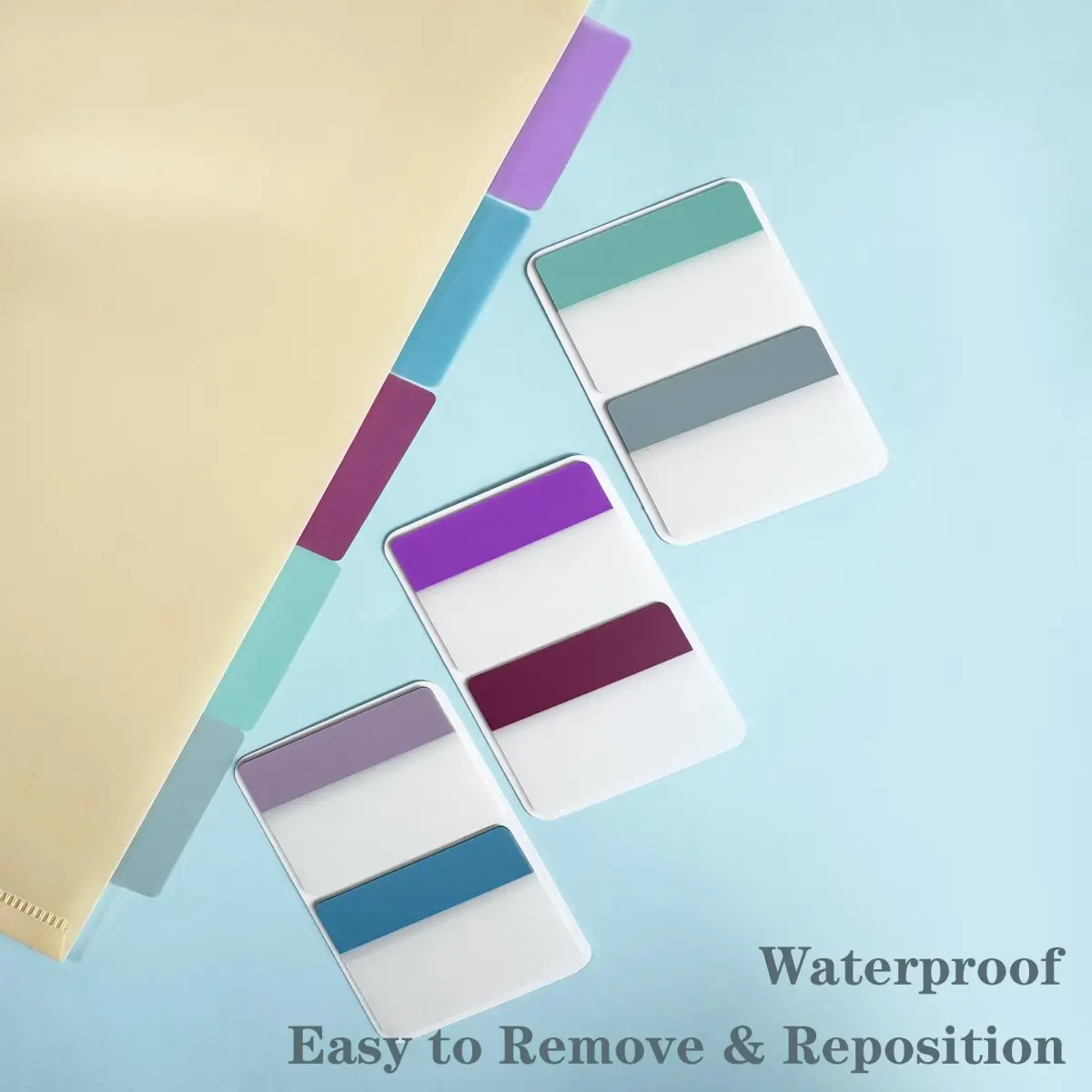 ELII Sticky Index Tabs 2 Inch Book Tabs, Page Markers File Tabs, 500 Pieces | Writable & Repositionable - view 8