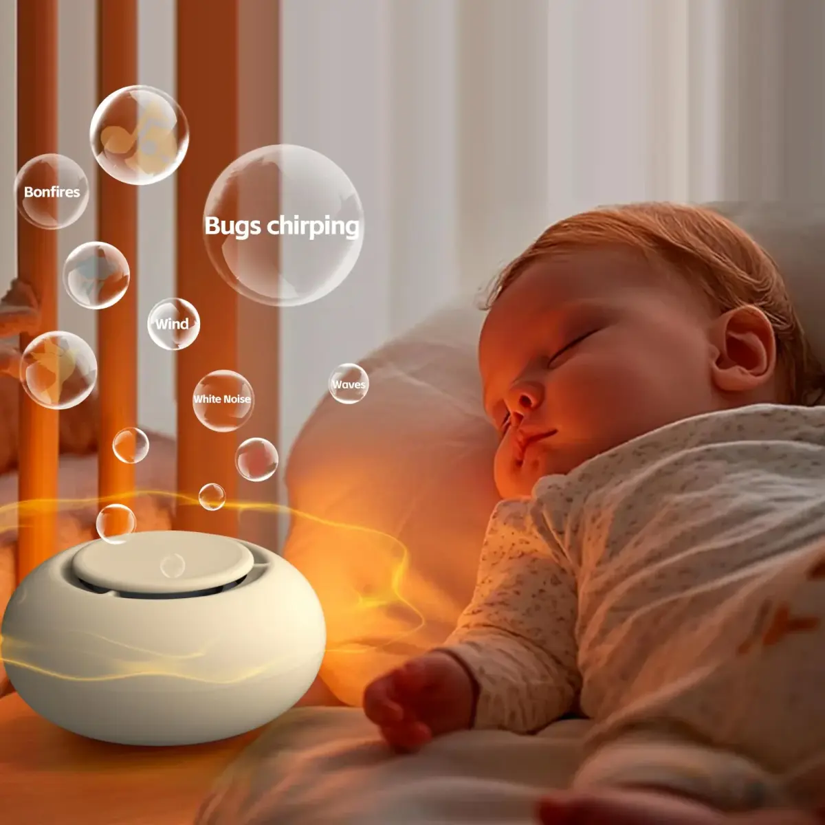 jaroco Portable Baby Sound Machine Putty | 120 mAh (0.118 kg) USB-C Rechargeable - view 4