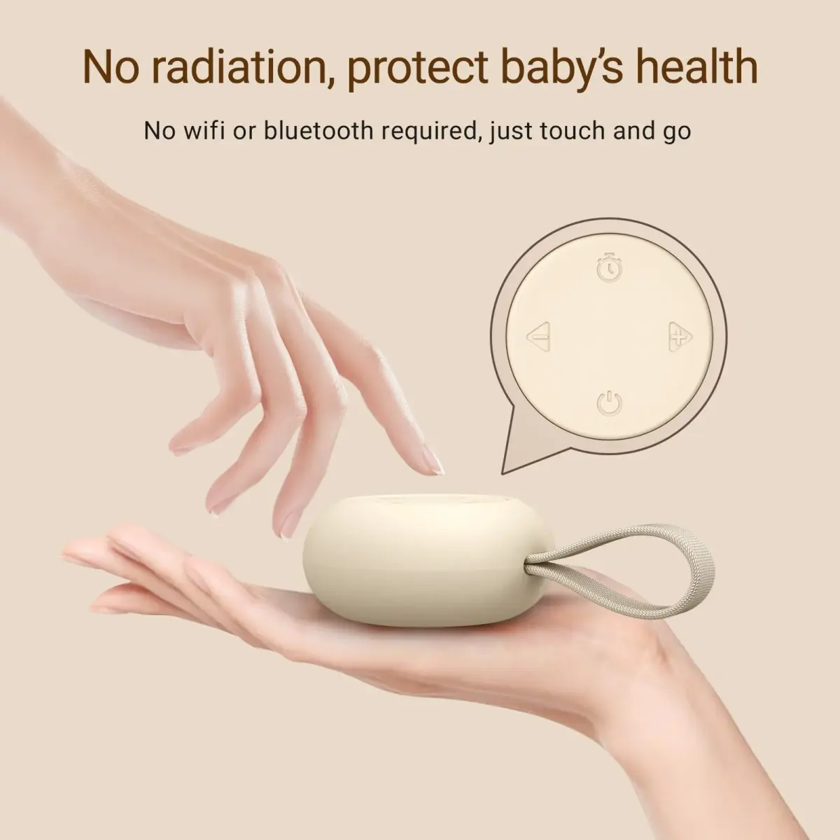 jaroco Portable Baby Sound Machine Putty | 120 mAh (0.118 kg) USB-C Rechargeable - view 6