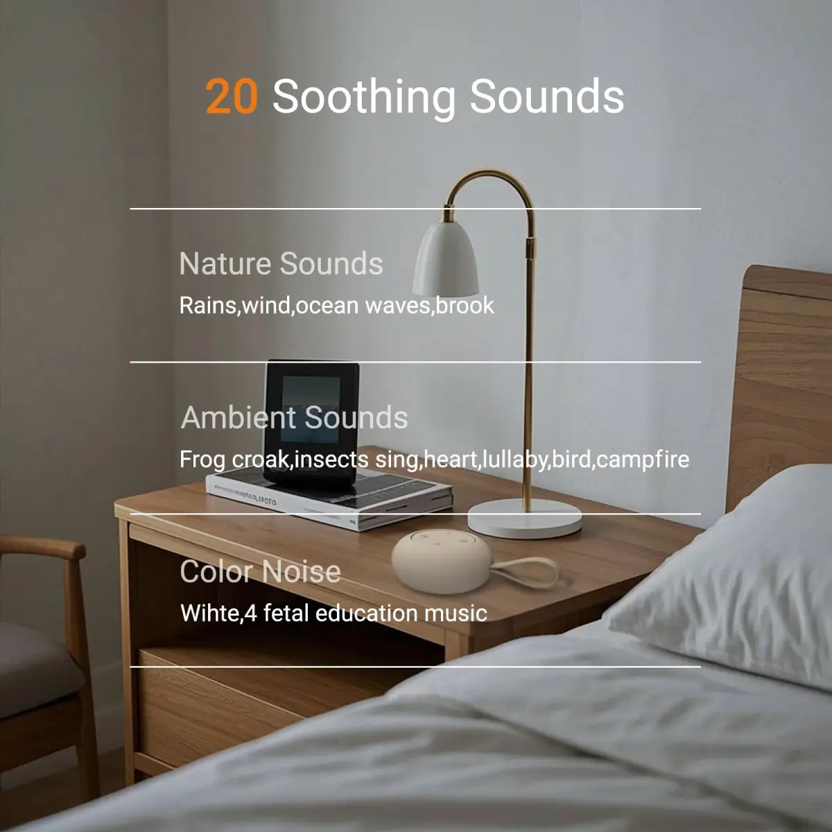 jaroco Portable Baby Sound Machine Putty | 120 mAh (0.118 kg) USB-C Rechargeable - view 2