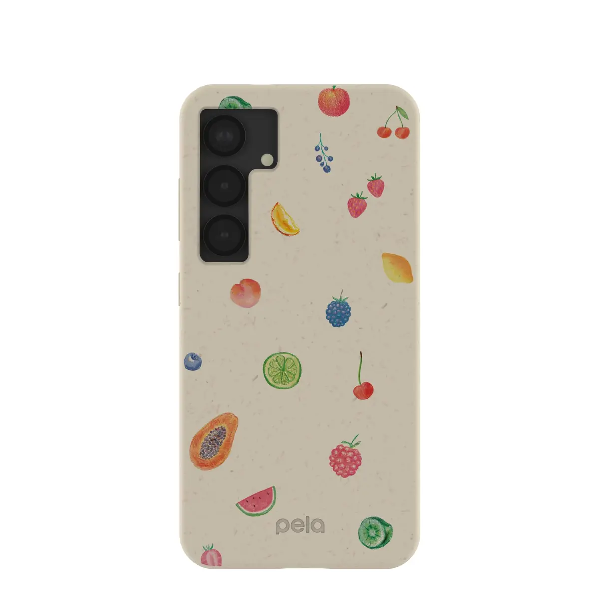 Pela Phone Case for Samsung Galaxy S25 | Eco-Friendly, Supports Wireless Charging, Limited Edition, LFog Lil Fruity - main product image