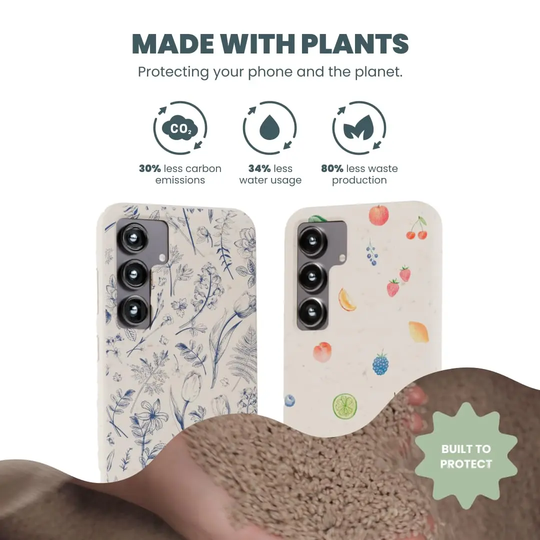 Pela Phone Case for Samsung Galaxy S25 | Eco-Friendly, Supports Wireless Charging, Limited Edition, LFog Lil Fruity - view 5