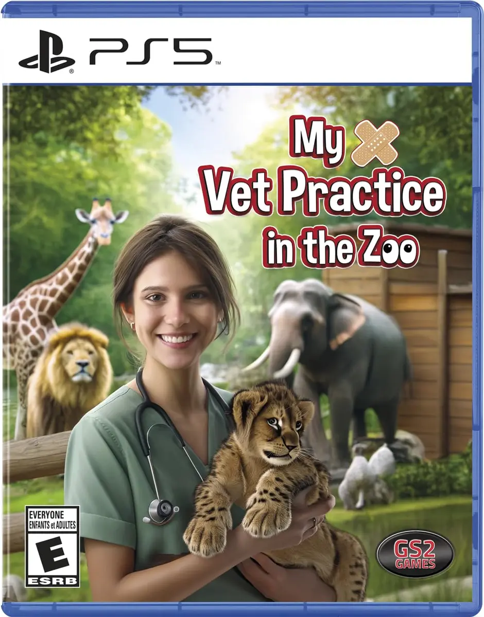 GS2 Games My Vet Practice In The Zoo PS5 | Animal Care & Zoo Management Game - main product image