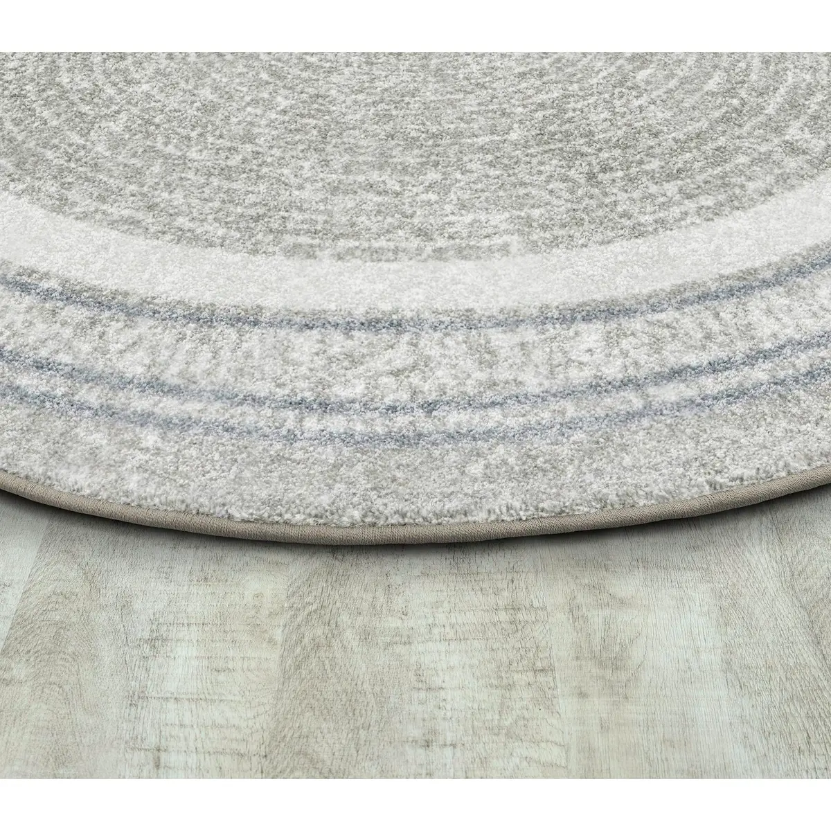 Joy Carpets Cozy Corner 5'4" x 7'8" Oval Area Rug in Color Linen | Child-Friendly, Durable, Soft Nylon - view 2