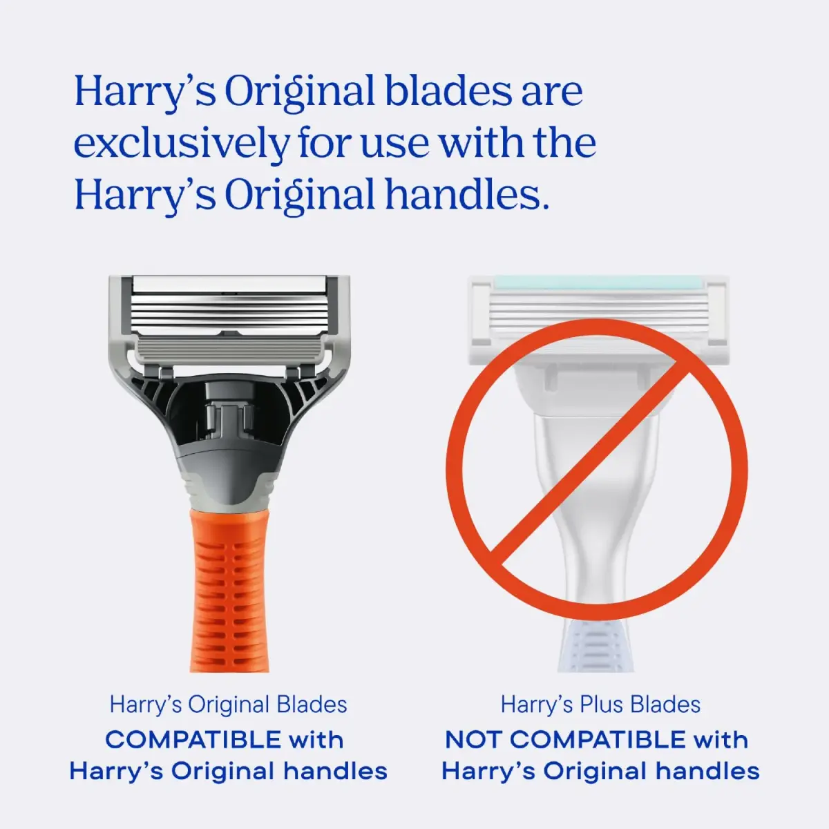 Harry's Original Razor Blade Cartridge Refills with Foaming Shave Gel | 6 Blades + 2oz Gel - view 2