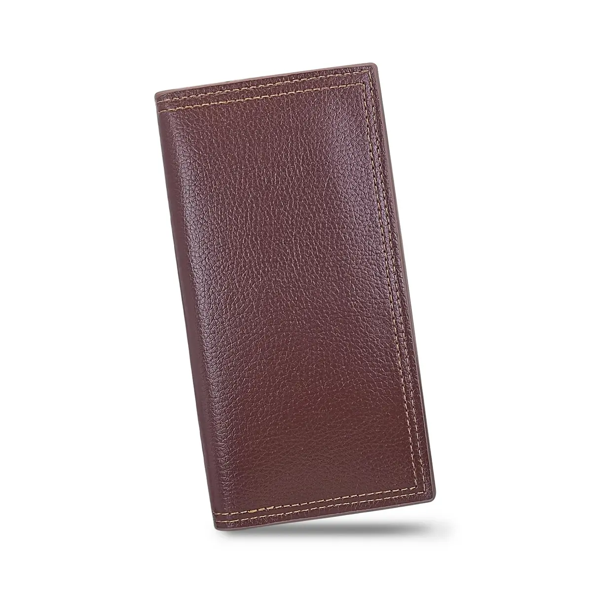 AdiStylinno Long Wallet for Men, Minimalist Leather Bifold Slim Wallets, Fashion Clutch Purse Credit Card Holder Wallet (Coffee) - main product image