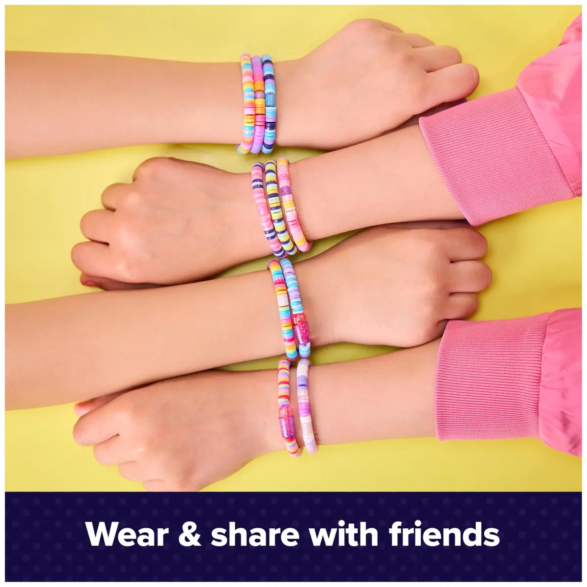 Cool Maker Stack'd Heishi Studio Bracelet Making Kit | Ages 7+ | 1220 Beads & 15 Bracelets - view 5